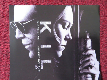 KILLSHOT ITALIAN LOCANDINA (26.5"x12.5") POSTER DIANE LANE MICKEY ROURKE 2008 Movie posters
