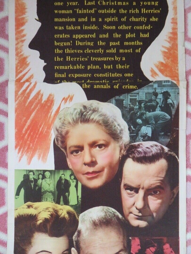 KIND LADY US INSERT (14"x 36") POSTER ETHEL BARRYMORE 1951 - Rendezvous Cinema