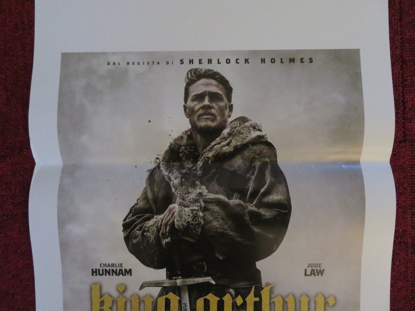 KING ARTHUR LEGEND OF THE SWORD ITALIAN LOCANDINA POSTER JUDE LAW HUNNAM 2017 Rendezvous Cinema Movie posters