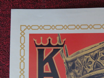 KING ARTHUR: LEGEND OF THE SWORD PROMO POSTER CHARLIE HUNNAM 2017 Movie posters