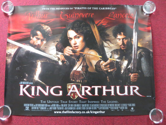KING ARTHUR UK QUAD (30"x 40") ROLLED POSTER KEIRA KNIGHTLEY CLIVE OWEN 2004 Rendezvous Cinema Movie posters