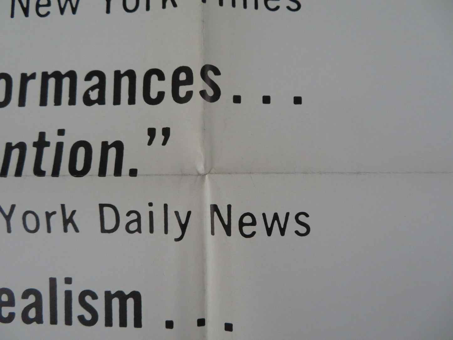 KING & COUNTRY FOLDED US ONE SHEET POSTER DIRK BOGARDE TOM COURTENAY 1966 Rendezvous Cinema Movie posters