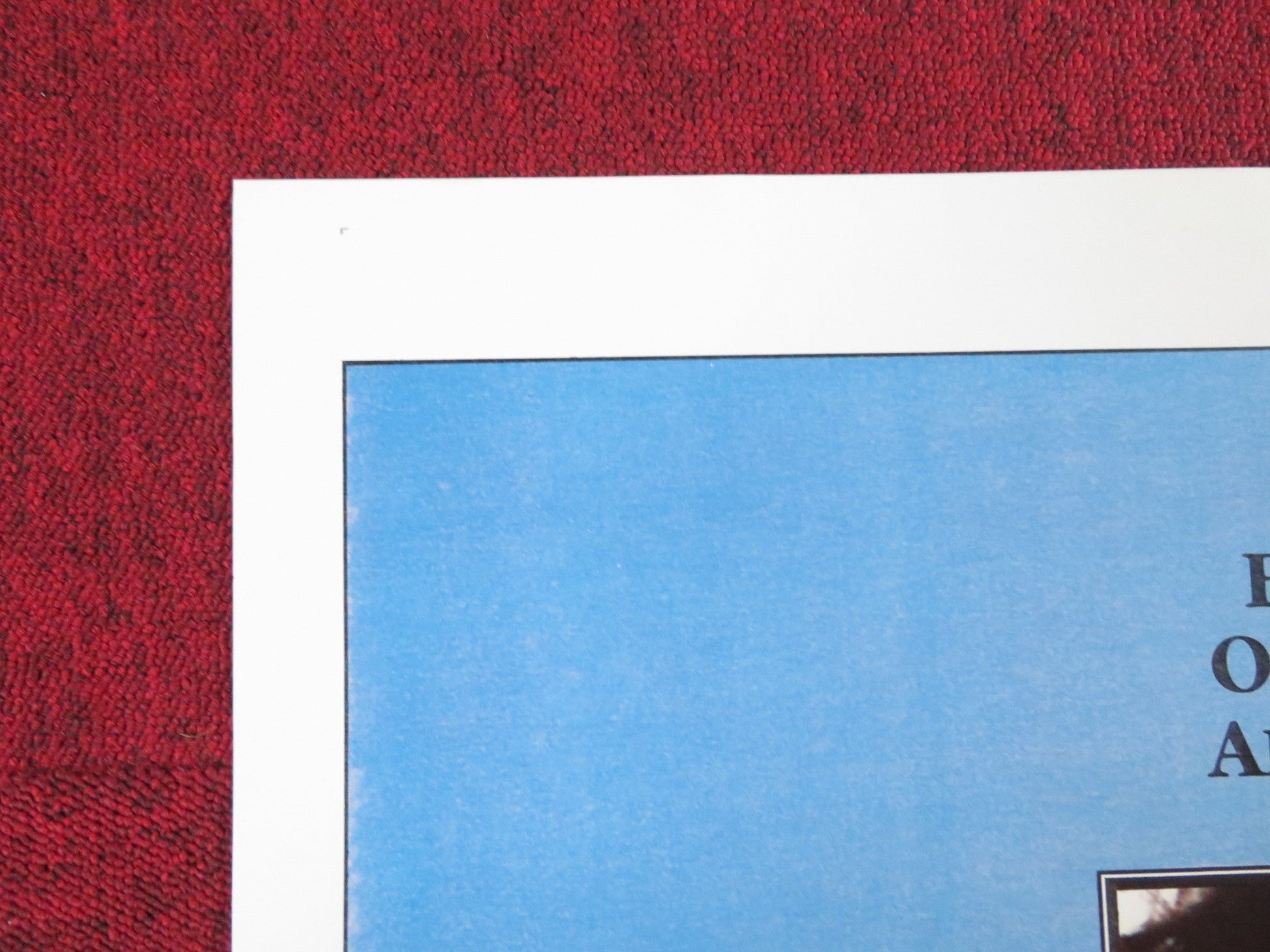 KING DAVID FOLDED US ONE SHEET POSTER RICHARD GERE EDWARD WOODWARD 1985 Rendezvous Cinema Movie posters