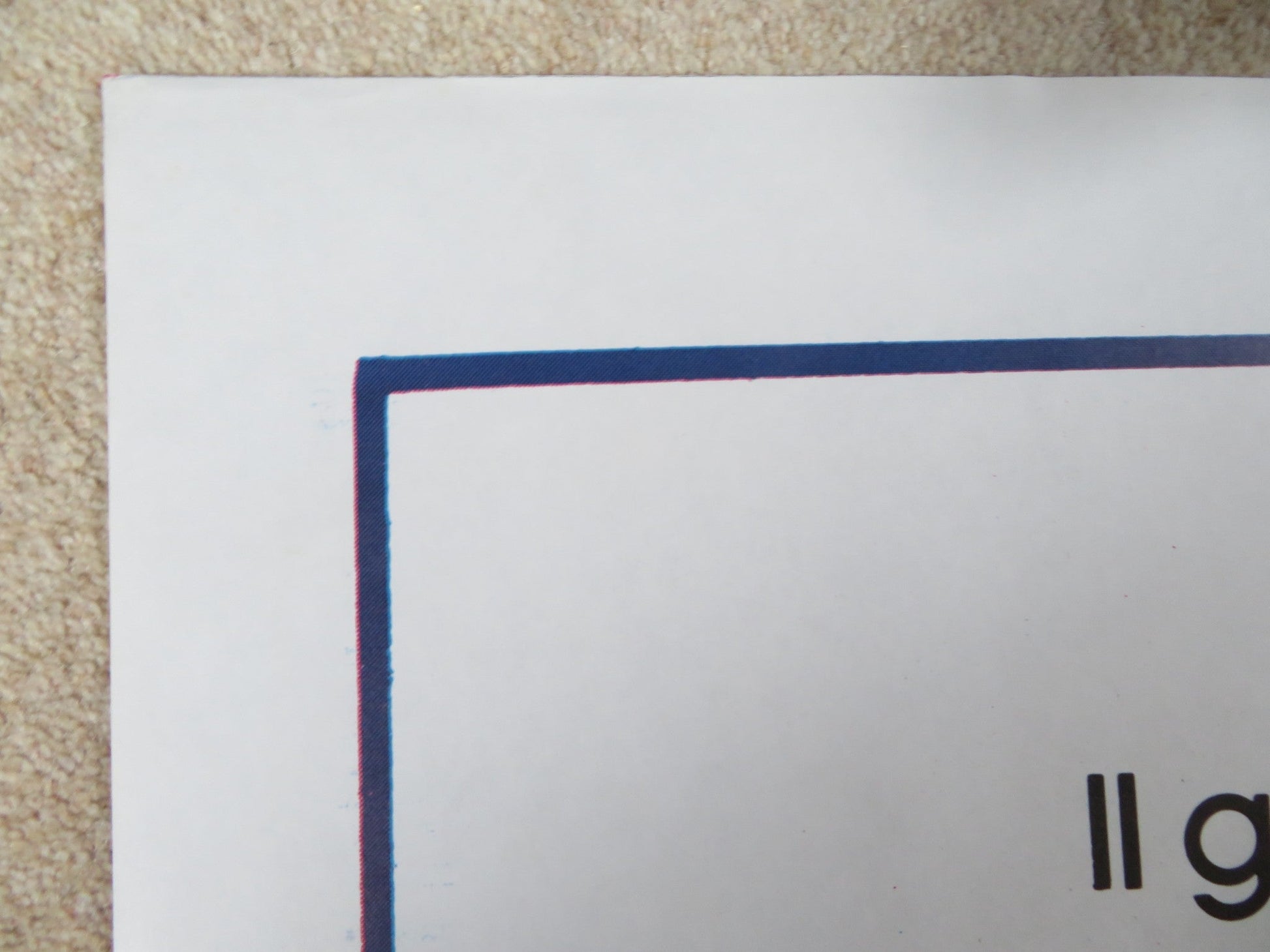 KING DAVID ITALIAN 2 FOGLIO POSTER RICHARD GERE EDWARD WOODWARD 1985 Rendezvous Cinema Movie posters