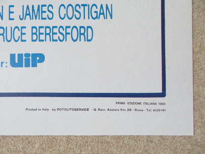 KING DAVID ITALIAN 2 FOGLIO POSTER RICHARD GERE EDWARD WOODWARD 1985 Rendezvous Cinema Movie posters