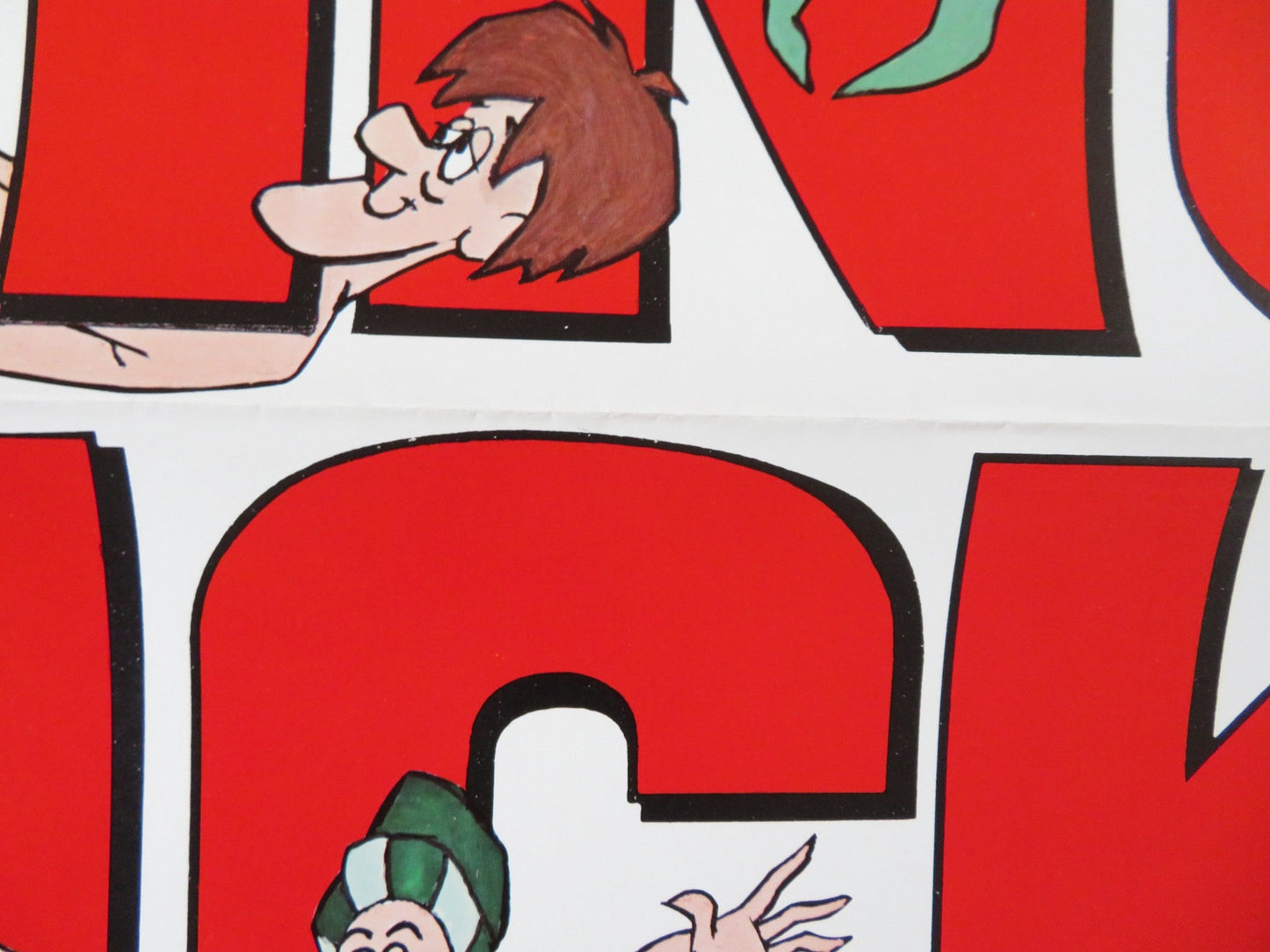 KING DICK / IL NANO E LA STREGA US TRI FOLDED ONE SHEET ROLLED POSTER 1975 Rendezvous Cinema Movie posters