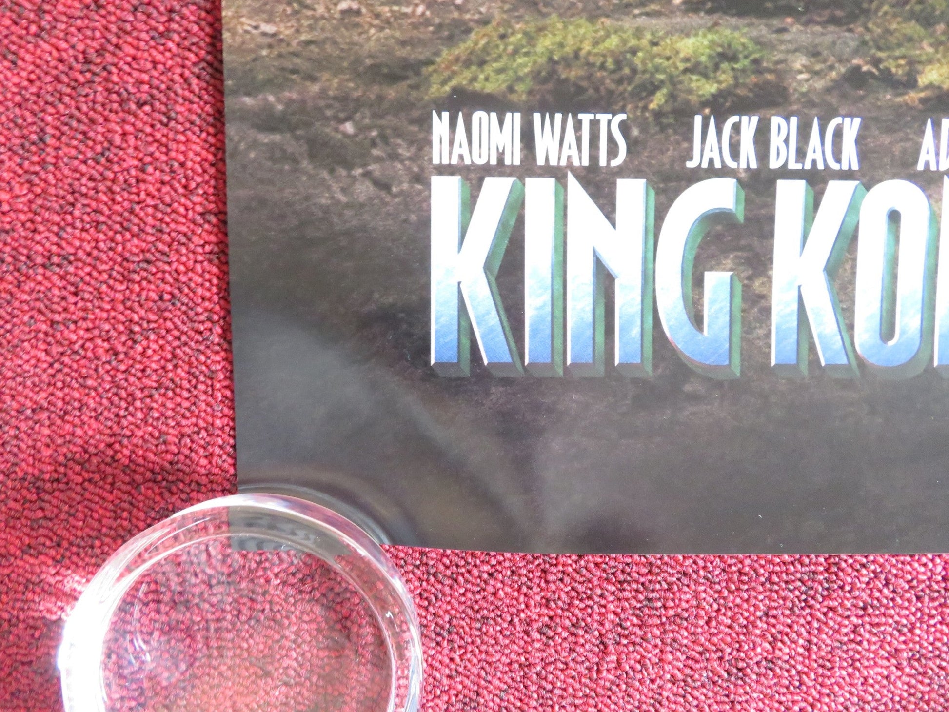 KING KONG - A US ONE SHEET ROLLED POSTER JACK BLACK NAOMI WATTS 2005 Rendezvous Cinema Movie posters