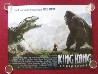 KING KONG - B UK QUAD (30"x 40") ROLLED POSTER NAOMI WATTS JACK BLACK 2005 Rendezvous Cinema Movie posters