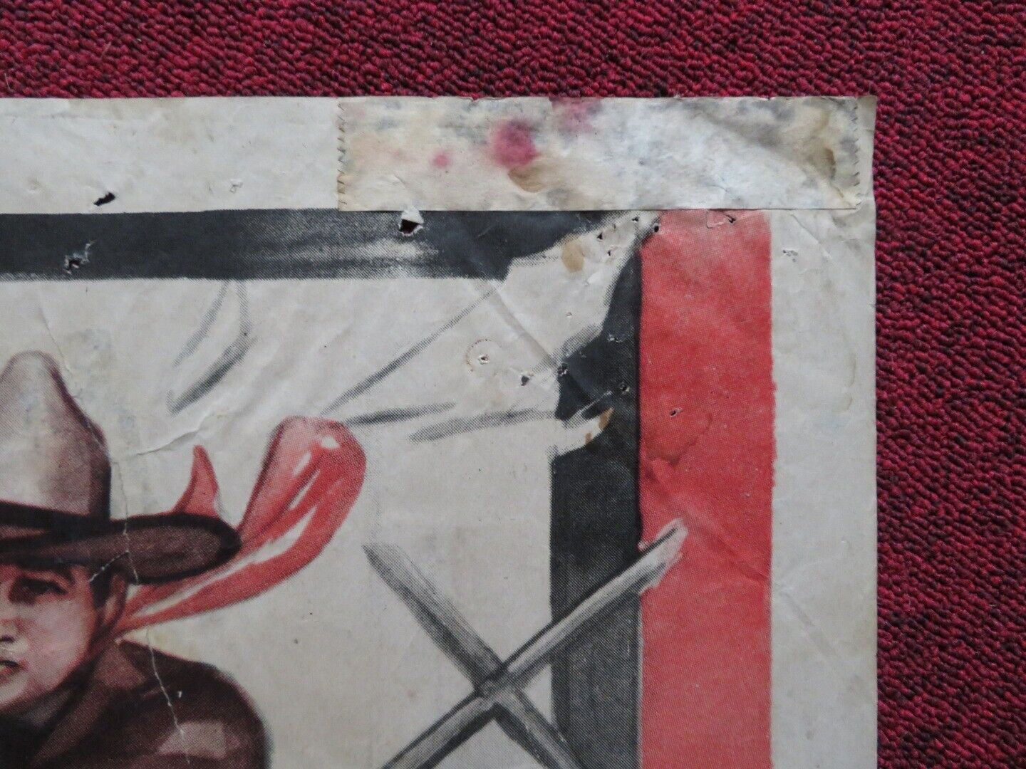 KING OF DODGE CITY FOLDED U.S ONE SHEET POSTER BILL ELLIOTT TEX RITTER 1941 - Rendezvous Cinema