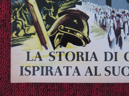 KING OF KINGS - B ITALIAN FOTOBUSTA POSTER JEFFREY HUNTER SIOBHAN MCKENNA 1961 Rendezvous Cinema Movie posters