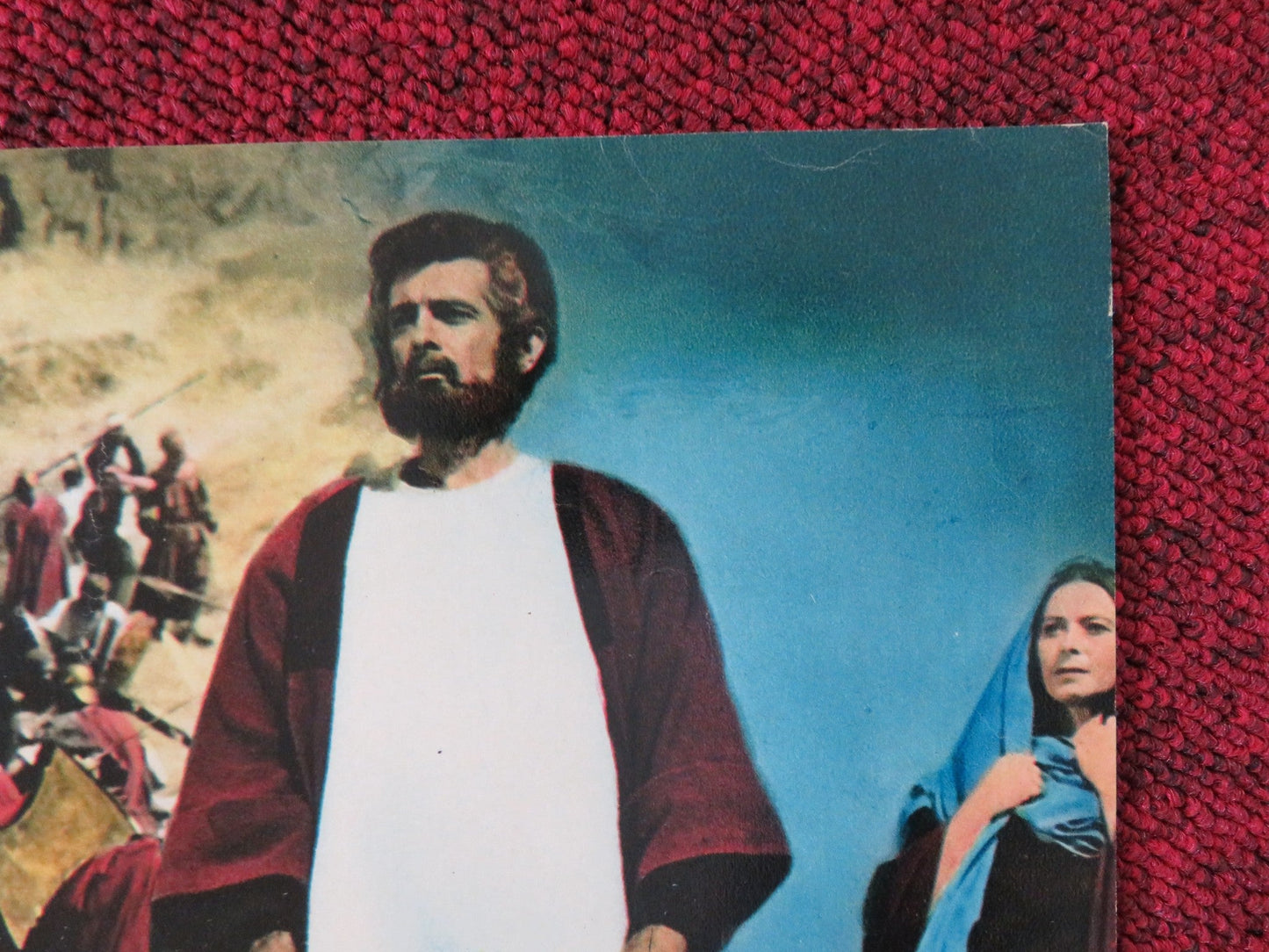 KING OF KINGS - C ITALIAN FOTOBUSTA POSTER JEFFREY HUNTER SIOBHAN MCKENNA 1961 Rendezvous Cinema Movie posters