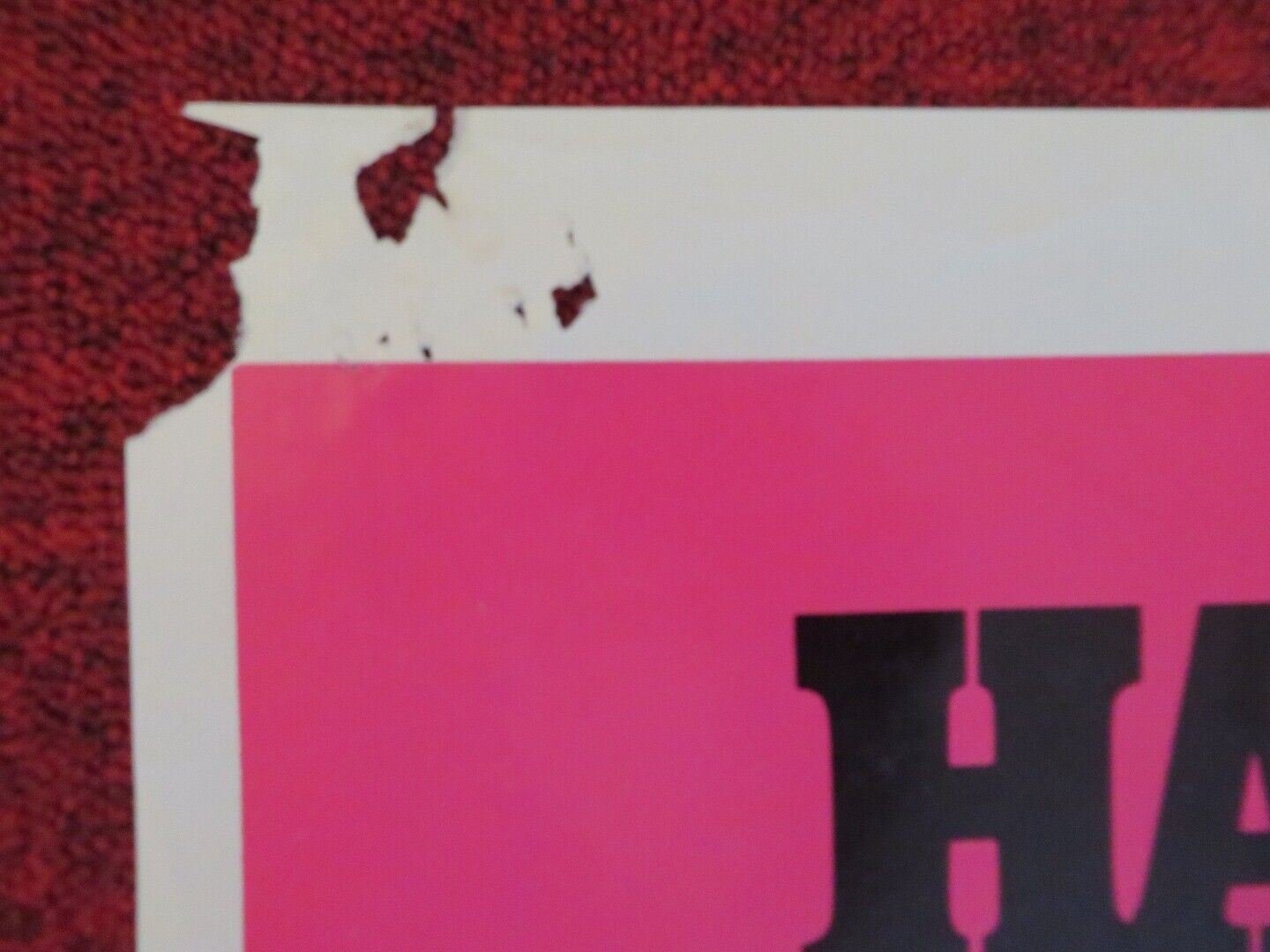 KING OF THE GRIZZLIES FOLDED US ONE SHEET POSTER DISNEY 1970 Movie posters