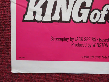 KING OF THE GRIZZLIES USA ONE SHEET FOLDED POSTER DISNEY JOHN YESNO 1970 Movie posters