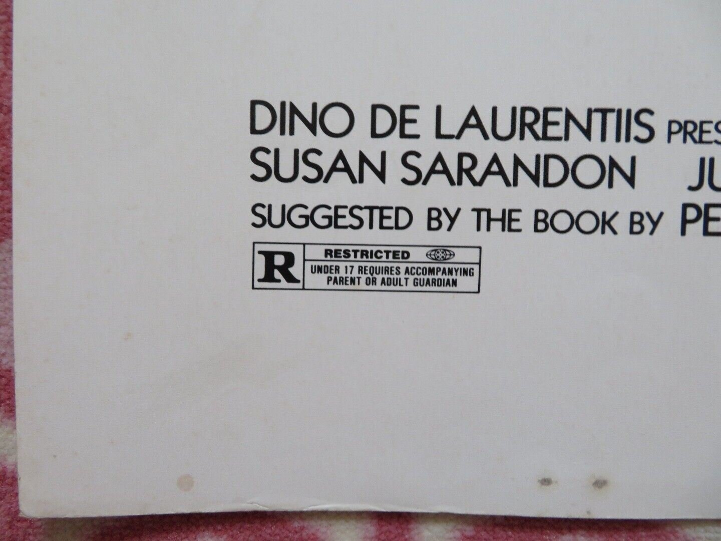 KING OF THE GYPSIES US HALF SHEET (22"x 28") POSTER STERLING HAYDEN 1978 Movie posters