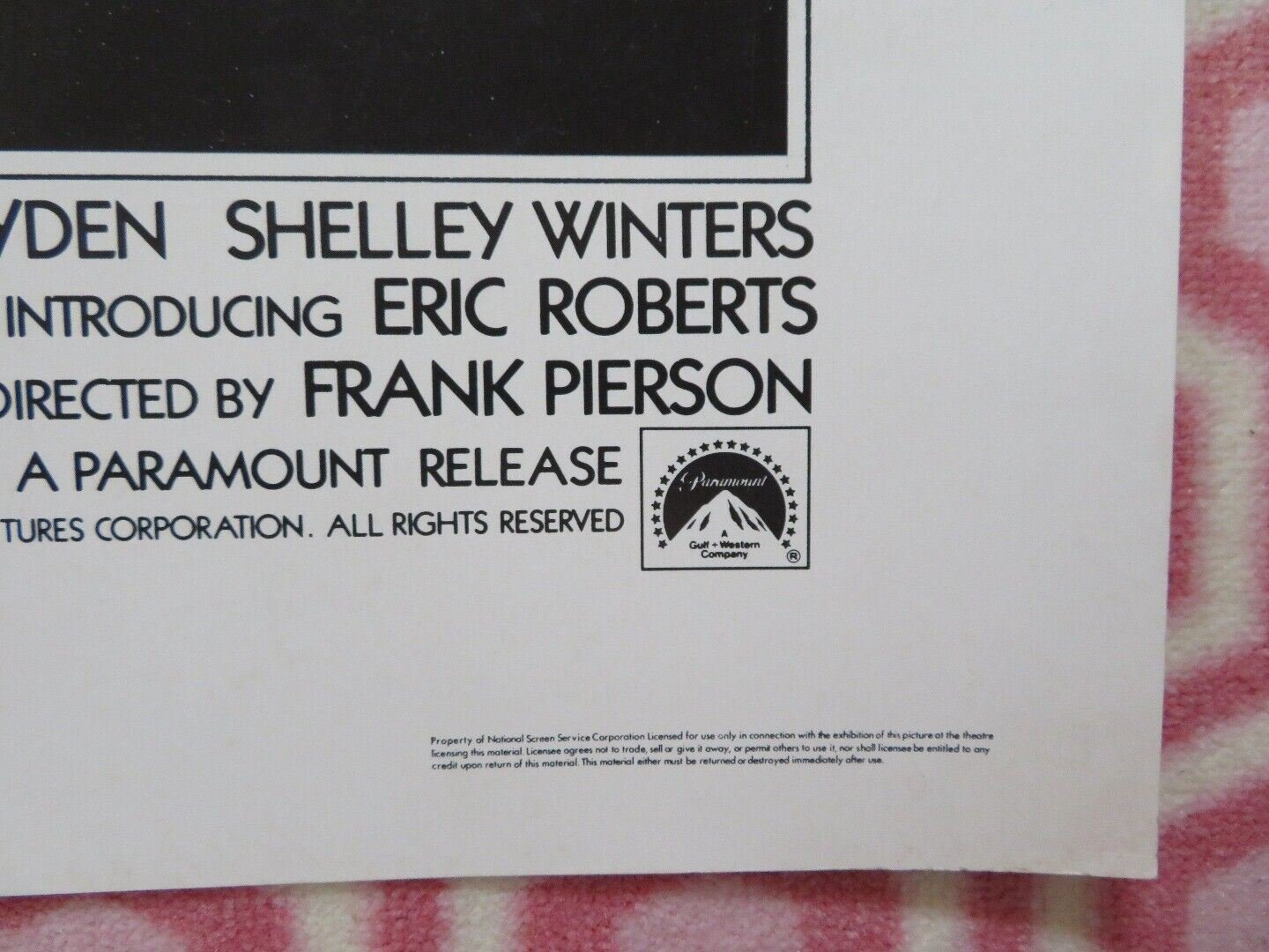 KING OF THE GYPSIES US HALF SHEET (22"x 28") POSTER STERLING HAYDEN 1978 Movie posters