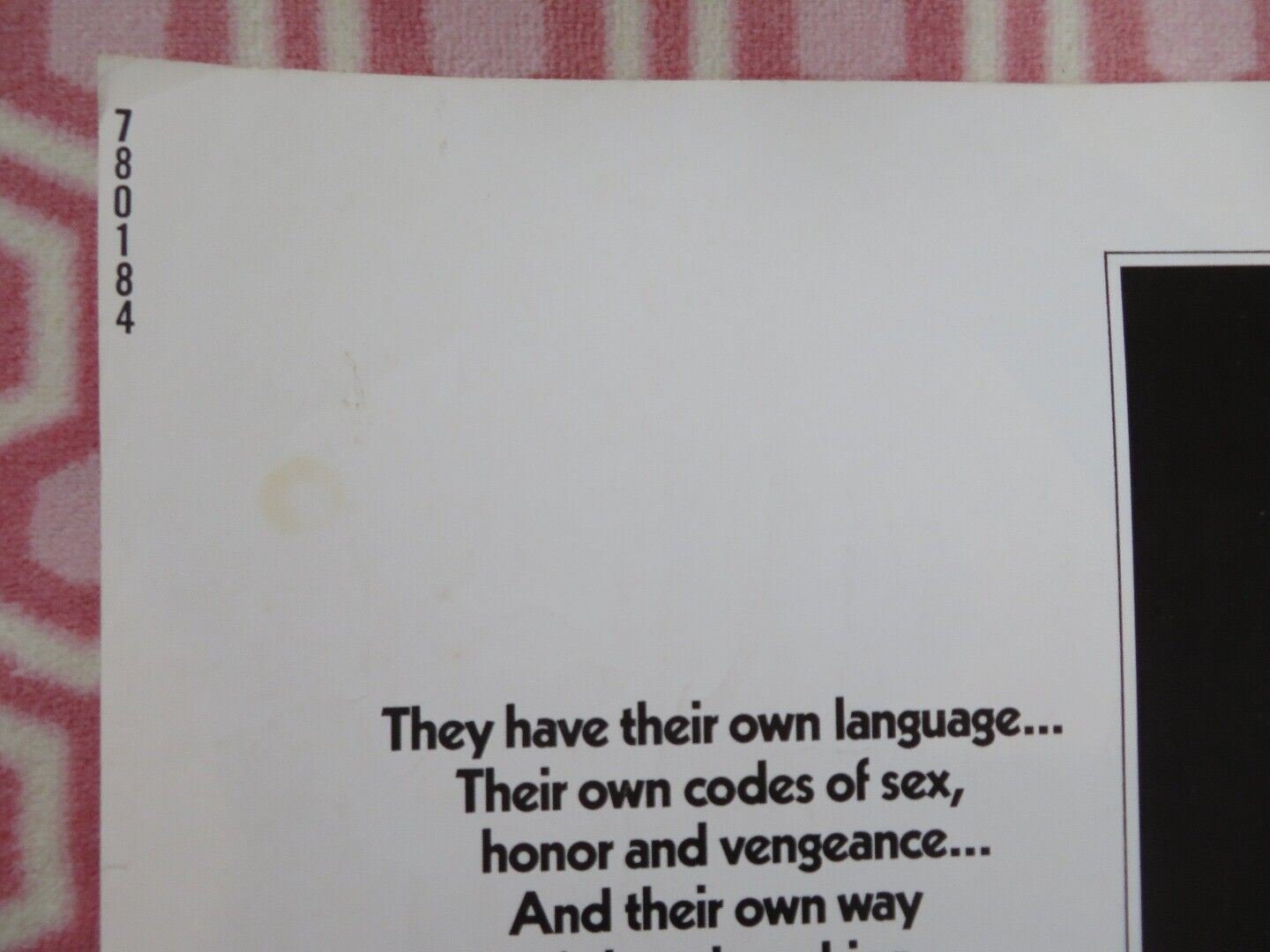 KING OF THE GYPSIES US HALF SHEET (22"x 28") POSTER STERLING HAYDEN 1978 Movie posters