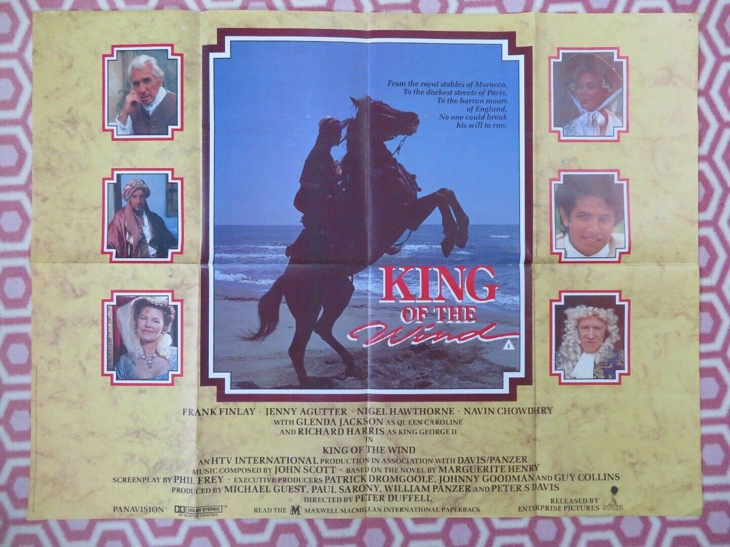 KING OF THE WIND BRITISH QUAD (30" x 40") POSTER RICHARD HARRIS GLENDA JACKSON Movie posters