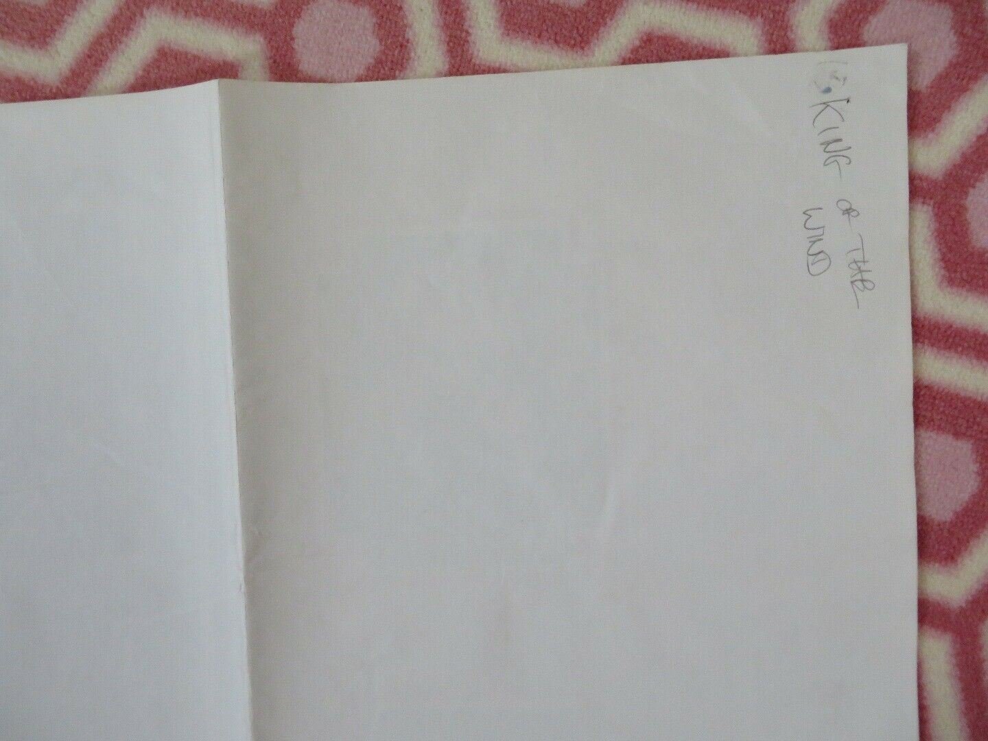 KING OF THE WIND BRITISH QUAD (30" x 40") POSTER RICHARD HARRIS GLENDA JACKSON Movie posters