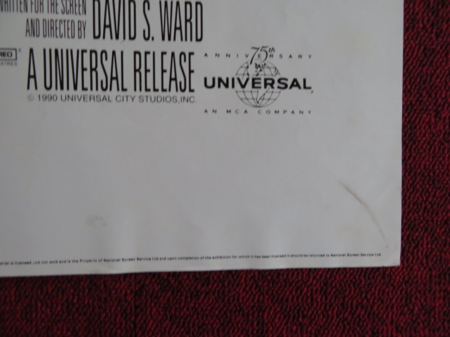 KING RALPH UK QUAD POSTER JOHN GOODMAN PETER O'TOOLE 1991 - Rendezvous Cinema
