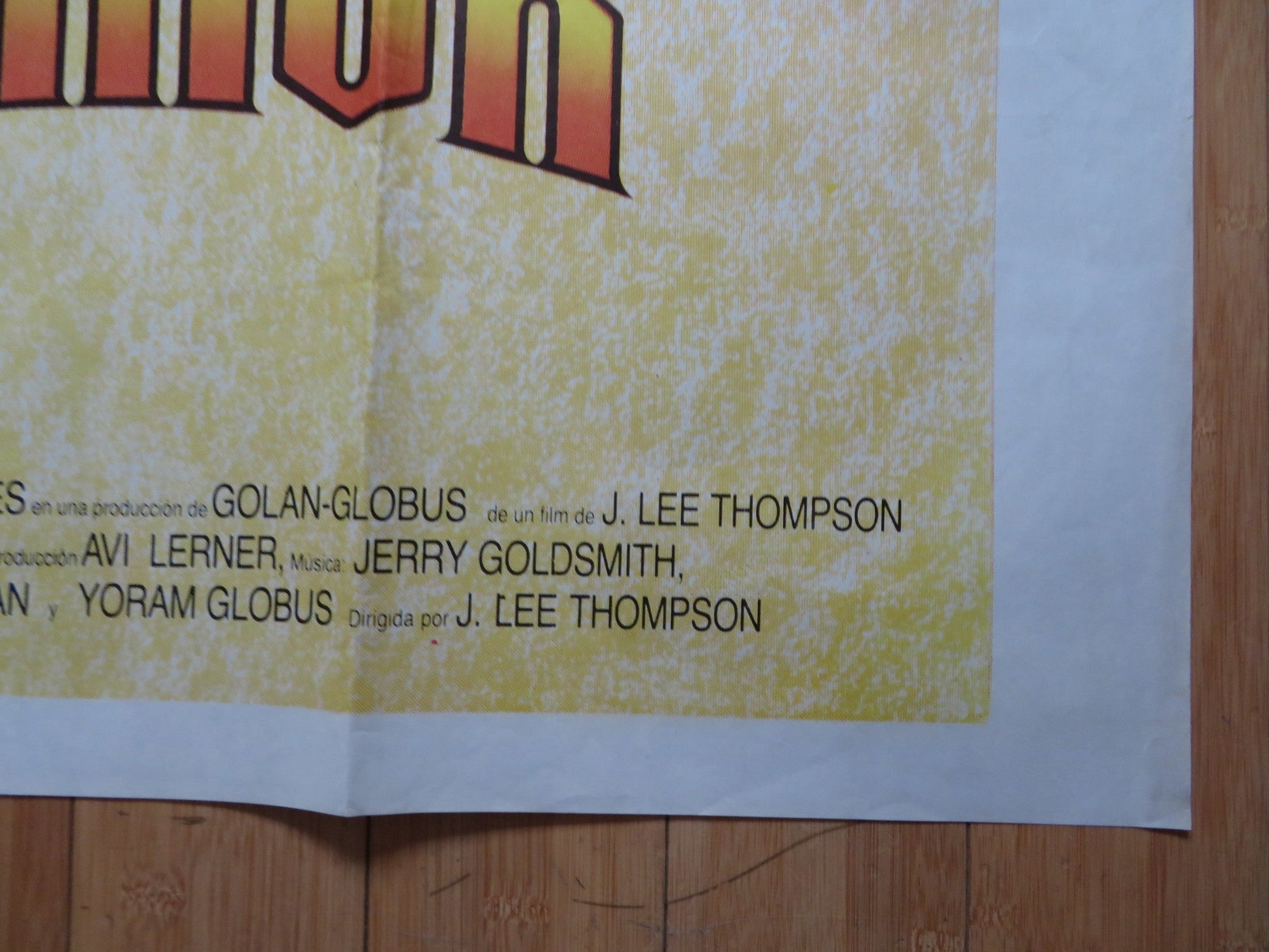 KING SOLOMON'S MINES - CANNON ARGENTINEAN POSTER RICHARD CHAMBERLAIN 1985 Rendezvous Cinema Movie posters