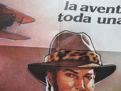 KING SOLOMON'S MINES - CANNON ARGENTINEAN POSTER RICHARD CHAMBERLAIN 1985 Rendezvous Cinema Movie posters