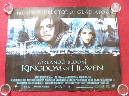 KINGDOM OF HEAVEN UK QUAD (30"x 40") ROLLED POSTER ORLANDO BLOOM EVA GREEN 2005 Rendezvous Cinema Movie posters