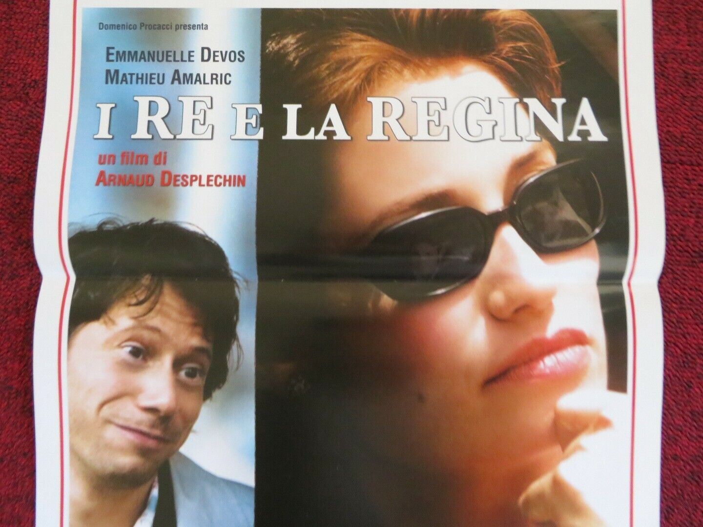 KINGS AND QUEEN ITALIAN LOCANDINA (27.5"x13") POSTER EMMANUELLE DEVOS 2004 - Rendezvous Cinema