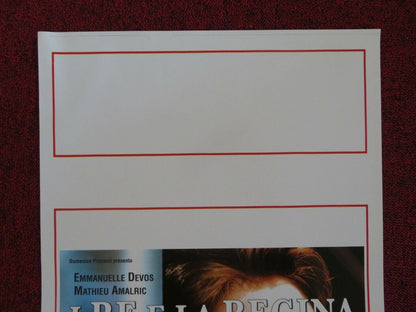 KINGS AND QUEEN ITALIAN LOCANDINA (27.5"x13") POSTER EMMANUELLE DEVOS 2004 - Rendezvous Cinema