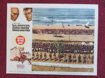 KINGS OF THE SUN US LOBBY CARD FULL SET YUL BRYNNER GEORGE CHAKIRIS 1963 Rendezvous Cinema Movie posters
