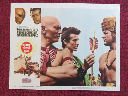 KINGS OF THE SUN US LOBBY CARD FULL SET YUL BRYNNER GEORGE CHAKIRIS 1963 Rendezvous Cinema Movie posters