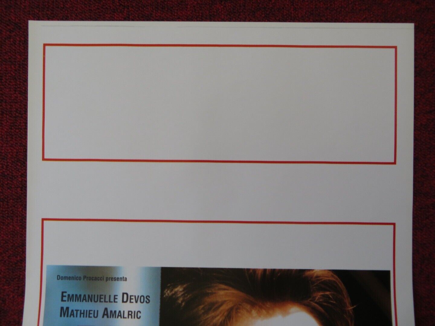 KINGS & QUEEN ITALIAN LOCANDINA (27.5"x13") POSTER EMMANUELLE DEVOS 2006 Movie posters