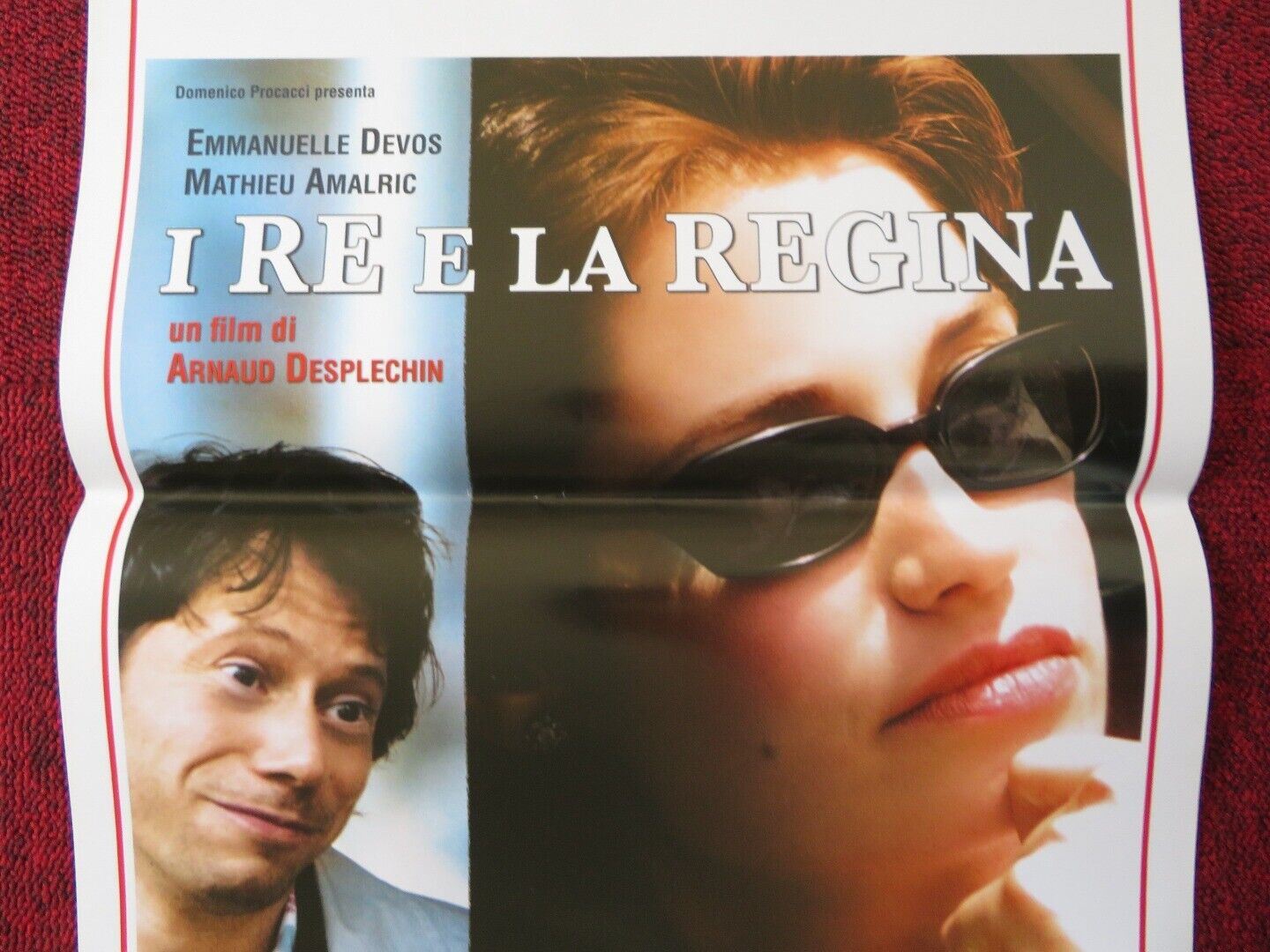 KINGS & QUEEN ITALIAN LOCANDINA (27.5"x13") POSTER EMMANUELLE DEVOS 2006 Movie posters