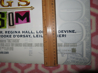 KING'S RANSOM US ROLLED POSTER ANTHONY ANDERSON 2005 Movie posters