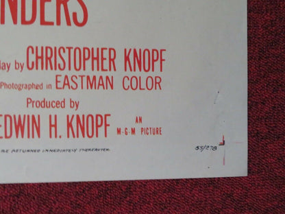 KINGS THIEF FOLDED US ONE SHEET POSTER ANN BLYTH DAVID NIVEN ROGER MOORE 1955 Movie posters