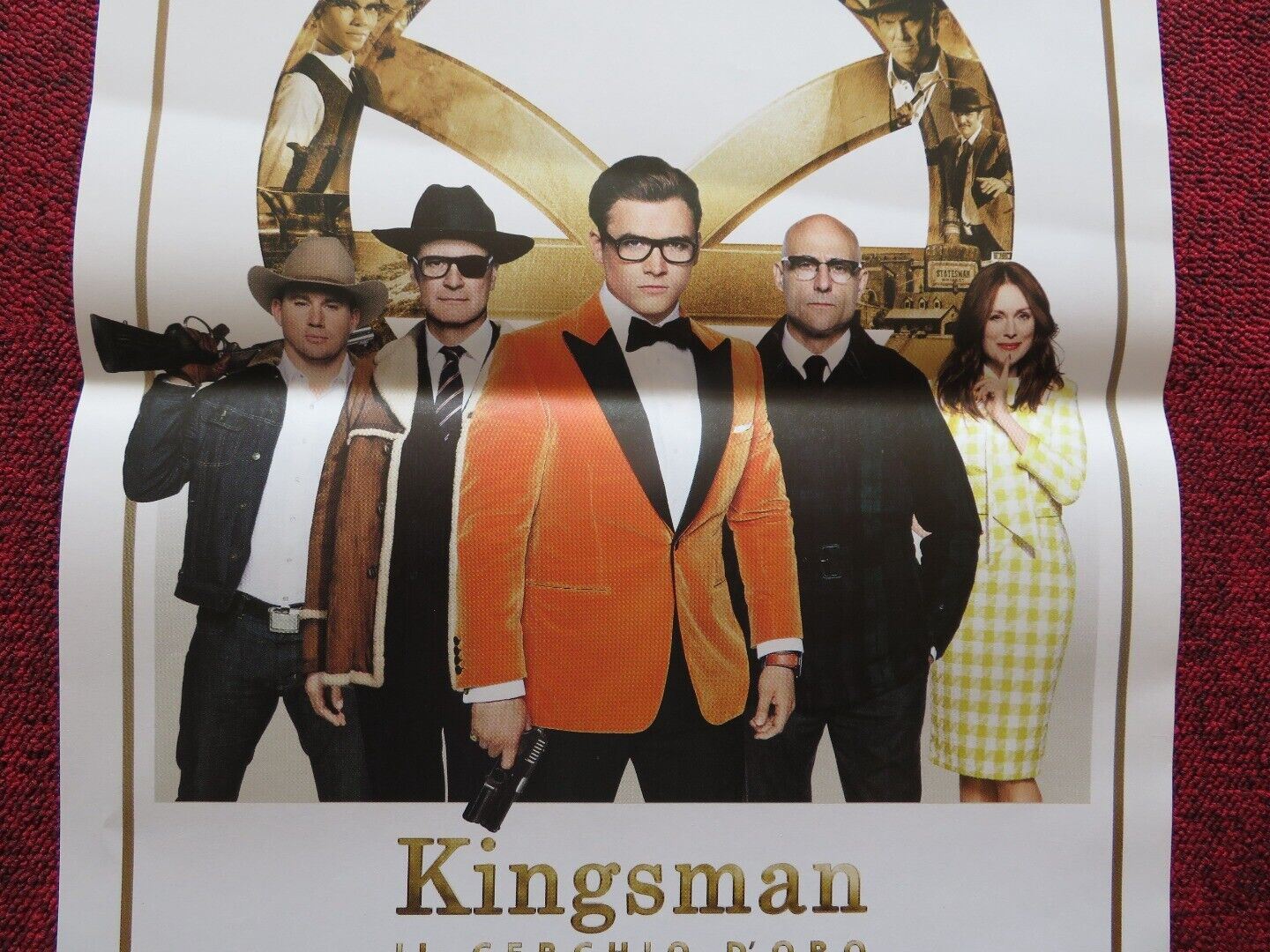 KINGSMAN: THE GOLDEN CIRCLE ITALIAN LOCANDINA (27"x13") POSTER C FIRTH 2017 - Rendezvous Cinema