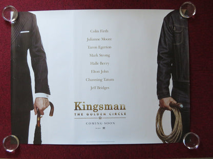 KINGSMAN: THE GOLDEN CIRCLE UK QUAD ROLLED POSTER COLIN FIRTH JULIANNE MOORE '17 Rendezvous Cinema Movie posters