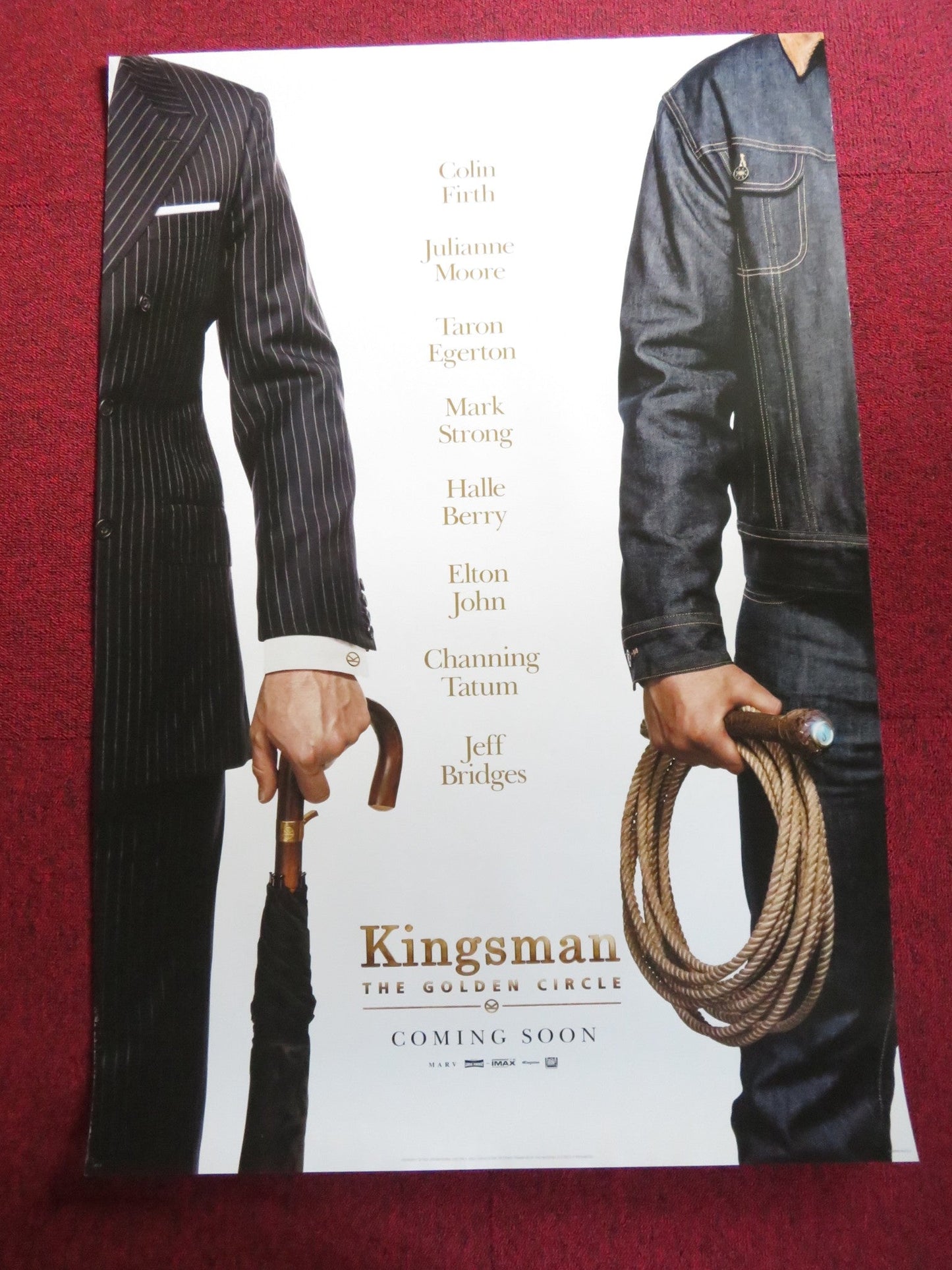 KINGSMAN: THE GOLDEN CIRCLE - VERSION A US ONE SHEET ROLLED POSTER FIRTH 2017 Rendezvous Cinema Movie posters