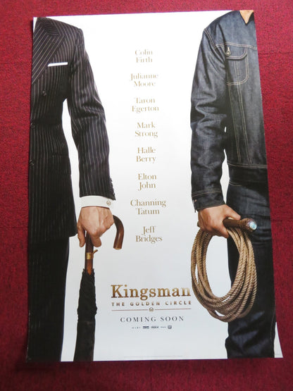 KINGSMAN: THE GOLDEN CIRCLE - VERSION A US ONE SHEET ROLLED POSTER FIRTH 2017 Rendezvous Cinema Movie posters