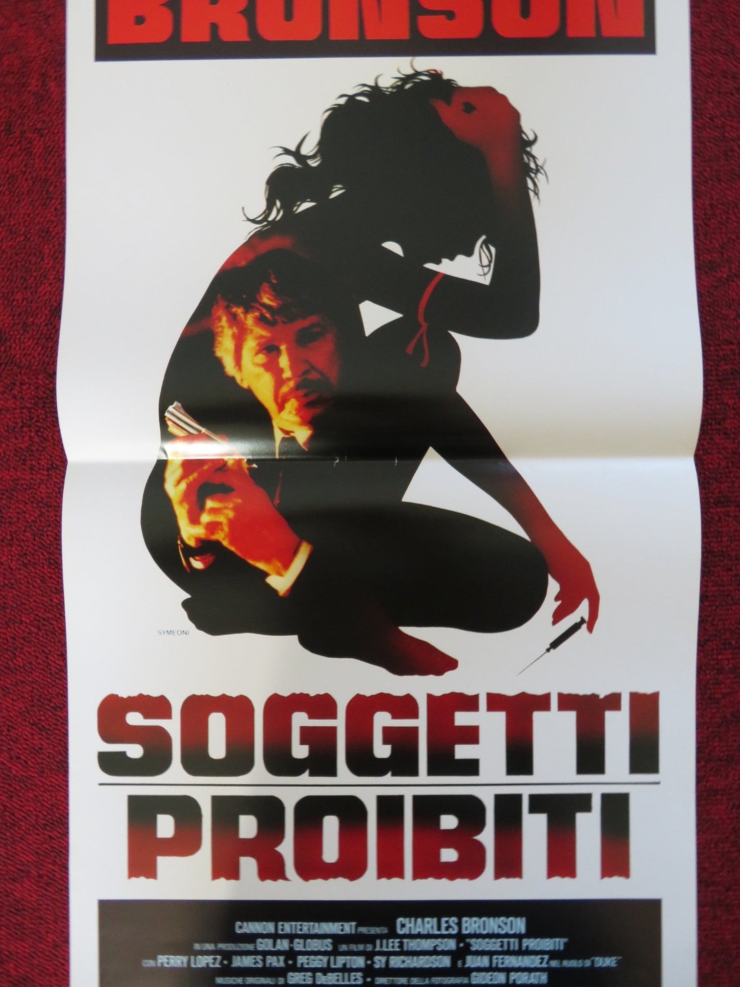 KINJITE: FORBIDDEN SUBJECTS ITALIAN LOCANDINA POSTER CHARLES BRONSON 1990 Rendezvous Cinema Movie posters