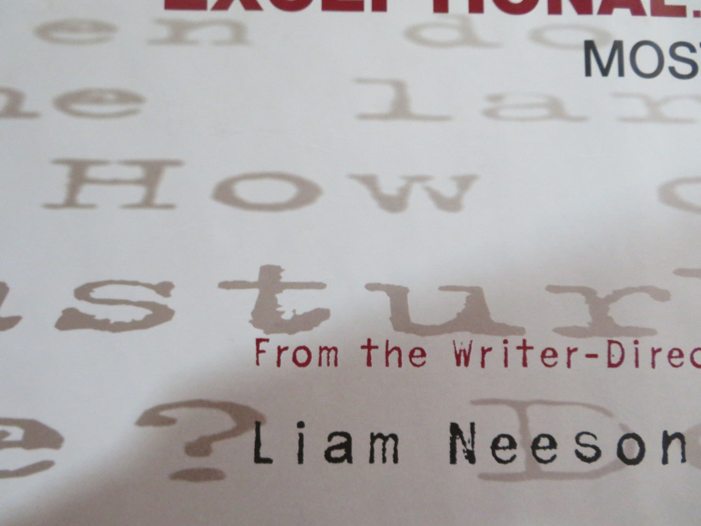 KINSEY UK QUAD ROLLED POSTER LIAM NEESON LAURA LINNEY 2004 Rendezvous Cinema Movie posters