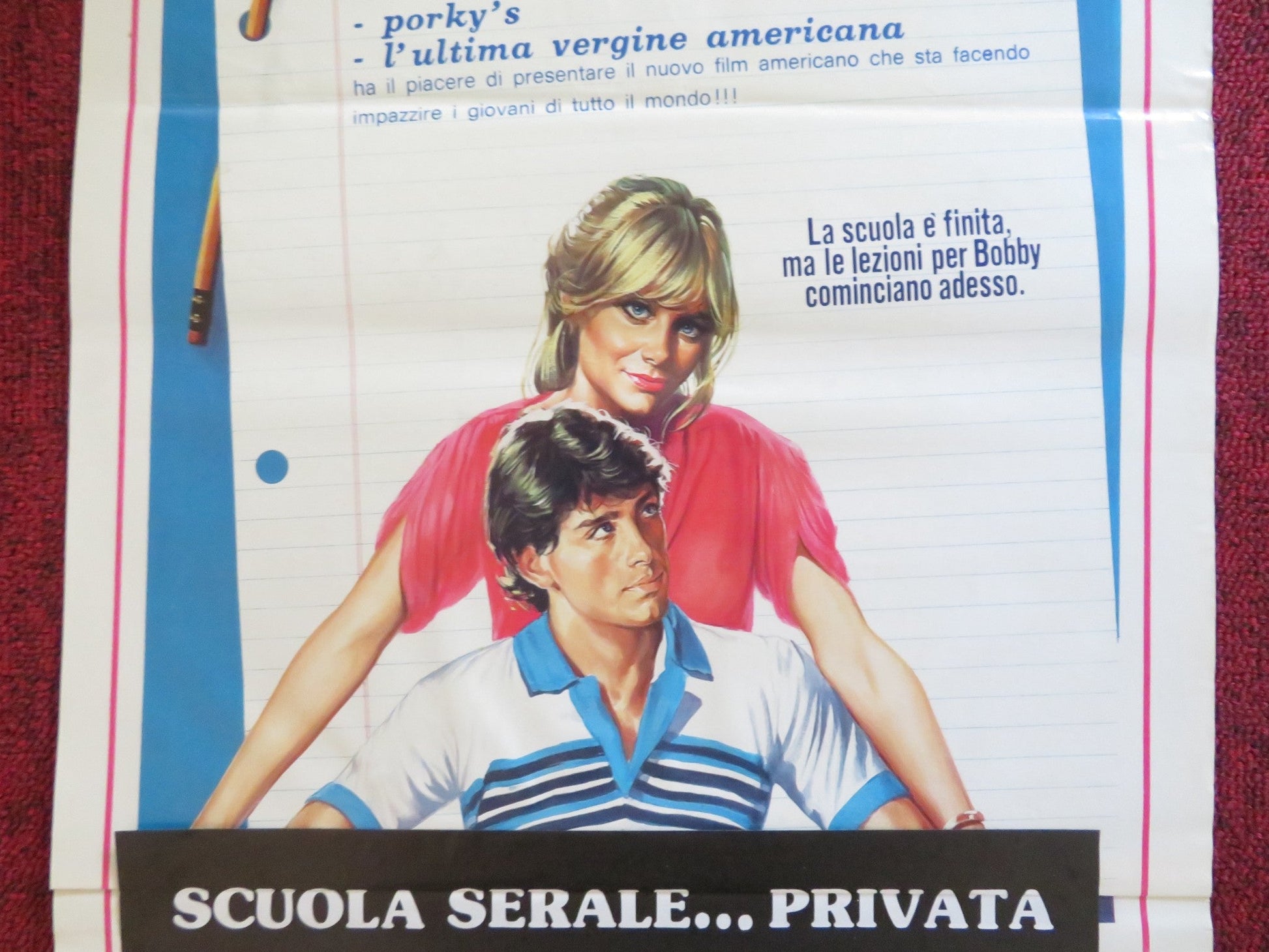 KISS GAMES ITALIAN LOCANDINA POSTER CAREN KAYE MATT LATTANZI 1983 Rendezvous Cinema Movie posters