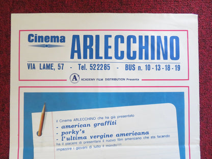 KISS GAMES ITALIAN LOCANDINA POSTER CAREN KAYE MATT LATTANZI 1983 Rendezvous Cinema Movie posters