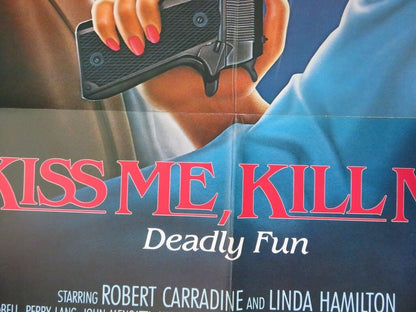 KISS ME, KILL ME / TAG: THE ASSASSINATION GAME US ONE SHEET POSTER 1982 Movie posters