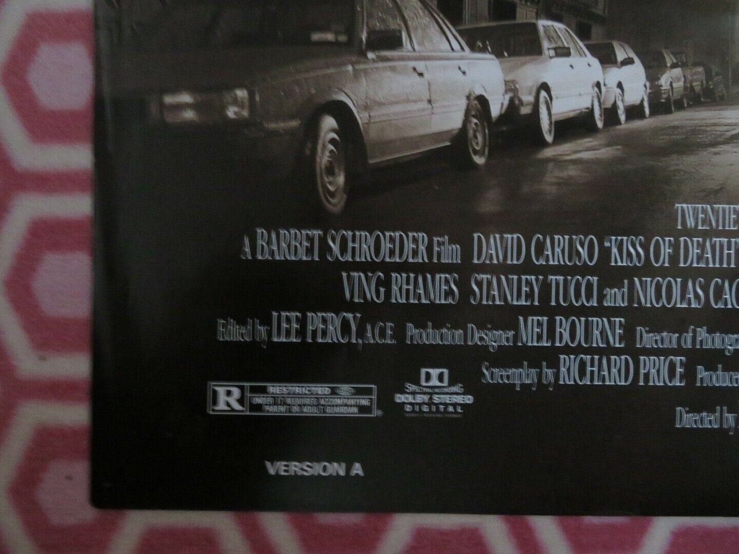 KISS OF DEATH VERSON A US ONE SHEET POSTER NICOLAS CAGE HELEN HUNT '95 Movie posters