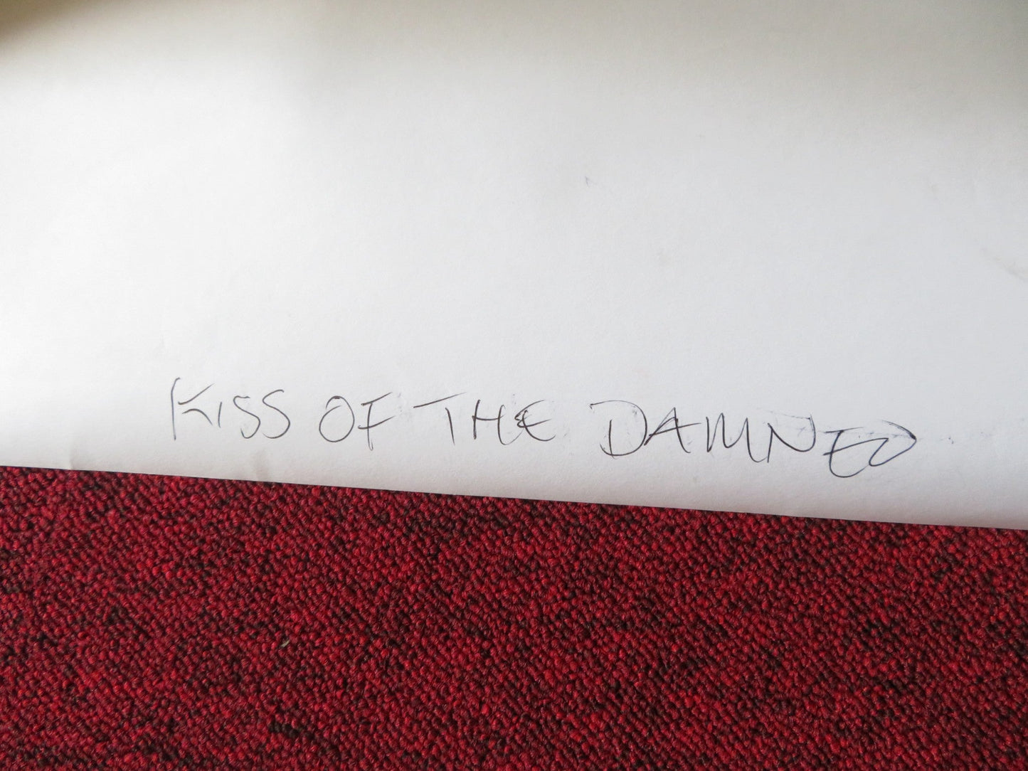 KISS OF THE DAMNED UK QUAD (30"x 40") ROLLED POSTER JOSEPHINE DE LA BAUME 2012 Rendezvous Cinema Movie posters