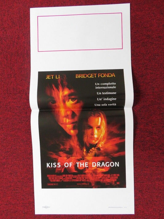 KISS OF THE DRAGON ITALIAN LOCANDINA (27.5"x13") POSTER JET LI B FONDA 1987 Movie posters