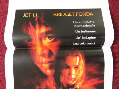 KISS OF THE DRAGON ITALIAN LOCANDINA (27.5"x13") POSTER JET LI B FONDA 1987 Movie posters
