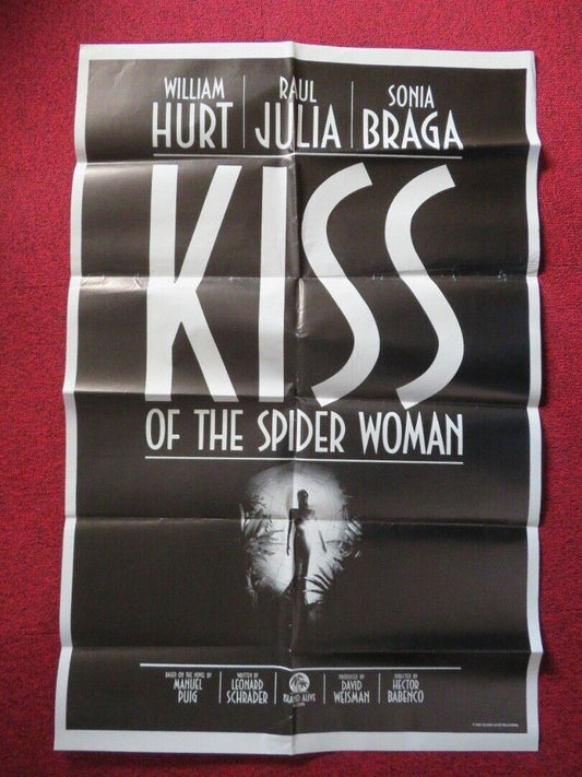 KISS OF THE SPIDER WOMAN FOLDED US ONE SHEET POSTER WILLIAM HURT 1985 - Rendezvous Cinema
