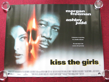 KISS THE GIRLS UK QUAD (30"x 40") ROLLED POSTER MORGAN FREEMAN ASHLEY JUDD 1997 Rendezvous Cinema Movie posters