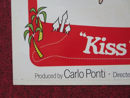 KISS THE OTHER SHEIK / Oggi, domani, dopodomani FOLDED US ONE SHEET POSTER 1965 Rendezvous Cinema Movie posters